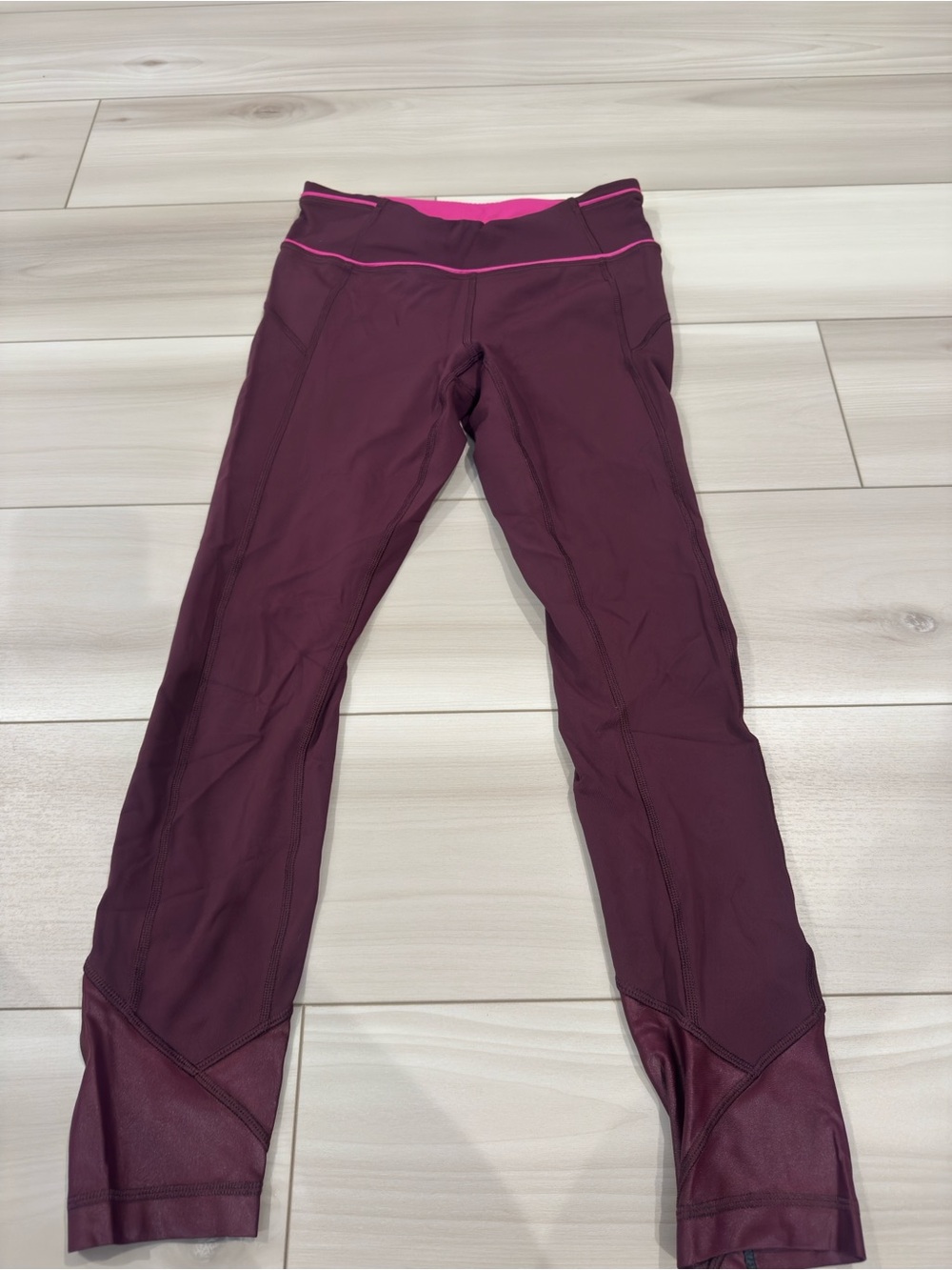 lululemon athletica Plum/Pink High-Rise Leggings